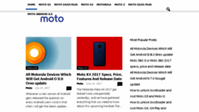 What Motog5.net website looked like in 2018 (5 years ago)