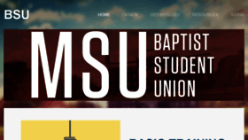 What Msubsu.com website looked like in 2018 (5 years ago)