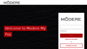 What Moderemypay.com website looked like in 2018 (6 years ago)