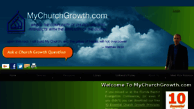 What Mychurchgrowth.com website looked like in 2018 (5 years ago)