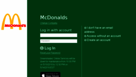 What Mcdonalds.greenemployee.com website looked like in 2018 (5 years ago)
