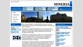 What Minervaappointments.com website looked like in 2018 (6 years ago)
