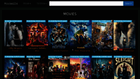 What Movies124.com website looked like in 2018 (6 years ago)