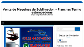 What Maquinasdesublimacion.com website looked like in 2018 (5 years ago)