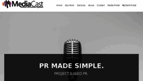 What Mediacast.com.au website looked like in 2018 (6 years ago)