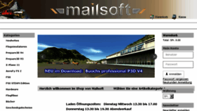 What Mailsoft.com website looked like in 2018 (5 years ago)