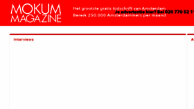 What Mokummagazine.nl website looked like in 2018 (6 years ago)