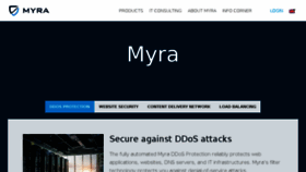 What Myracloud.net website looked like in 2018 (5 years ago)