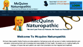 What Mcquinnnaturopathic.com website looked like in 2018 (6 years ago)
