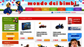 What Mondodeibimbi.com website looked like in 2018 (5 years ago)
