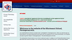What Montessori-schule-herzogenaurach.de website looked like in 2018 (6 years ago)