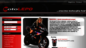 What Motolepo.cz website looked like in 2018 (5 years ago)
