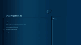 What Mgotzler.de website looked like in 2018 (5 years ago)
