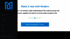 What Moderncd.com website looked like in 2018 (5 years ago)