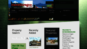 What Move2oregon.com website looked like in 2018 (5 years ago)