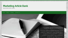 What Marketingarticlebank.com website looked like in 2018 (5 years ago)