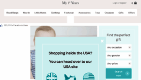 What Myfirstyears.co.uk website looked like in 2018 (5 years ago)