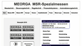 What Meorga.de website looked like in 2018 (5 years ago)
