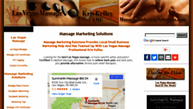 What Massage-marketing-solutions.com website looked like in 2018 (5 years ago)