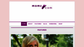 What Momz.com website looked like in 2018 (5 years ago)