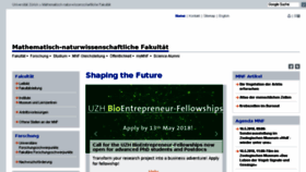 What Mnf.uzh.ch website looked like in 2018 (7 years ago)