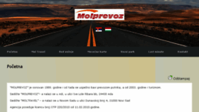 What Molprevoz-turist.com website looked like in 2018 (5 years ago)