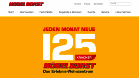 What Moebel-borst.de website looked like in 2018 (5 years ago)