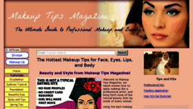 What Makeup-tips-magazine.com website looked like in 2018 (6 years ago)