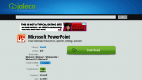 What Microsoft-powerpoint-2010.jaleco.com website looked like in 2018 (6 years ago)