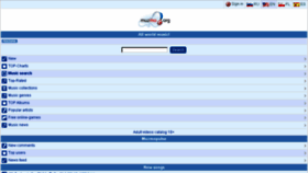 What Muzmo.org website looked like in 2018 (7 years ago)