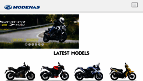 What Modenas.com.my website looked like in 2018 (5 years ago)