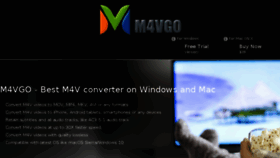 What M4vgo.com website looked like in 2018 (5 years ago)