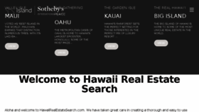 What Mauirealestatesearch.com website looked like in 2018 (5 years ago)