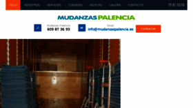 What Mudanzaspalencia.es website looked like in 2018 (5 years ago)