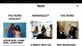 What Momsandthecity.net website looked like in 2018 (5 years ago)