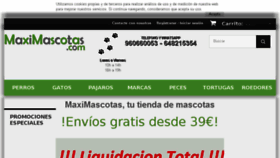 What Maximascotas.com website looked like in 2018 (5 years ago)