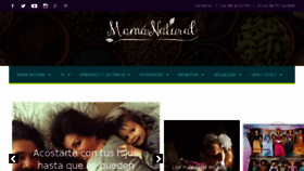 What Mamanatural.tv website looked like in 2018 (6 years ago)