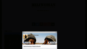 What Miliwoman.com website looked like in 2018 (5 years ago)