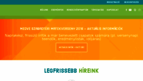What Medvematek.hu website looked like in 2018 (6 years ago)