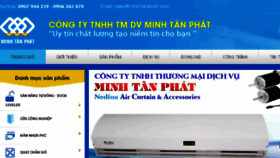 What Minhtanphat.com website looked like in 2018 (6 years ago)