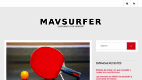 What Mavsurfer.com website looked like in 2018 (5 years ago)