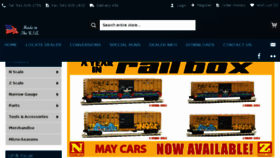 What Micro-trains.com website looked like in 2018 (5 years ago)