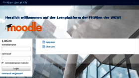What Moodle.fh-wien.ac.at website looked like in 2018 (5 years ago)