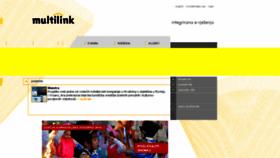 What Multilink.hr website looked like in 2018 (5 years ago)