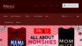 What Meandushop.com website looked like in 2018 (5 years ago)