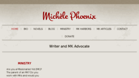 What Michelephoenix.com website looked like in 2018 (6 years ago)