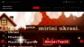 What Mirinislatkisi.rs website looked like in 2018 (5 years ago)