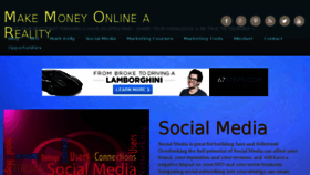 What Makemoneyonlineareality.com website looked like in 2018 (5 years ago)