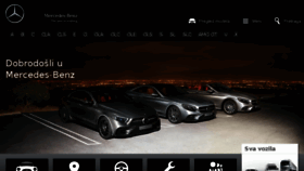 What Mercedes-benz.rs website looked like in 2018 (5 years ago)