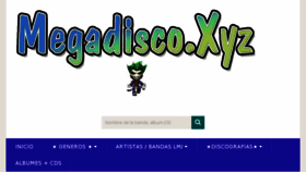 What Megadisco.xyz website looked like in 2018 (6 years ago)